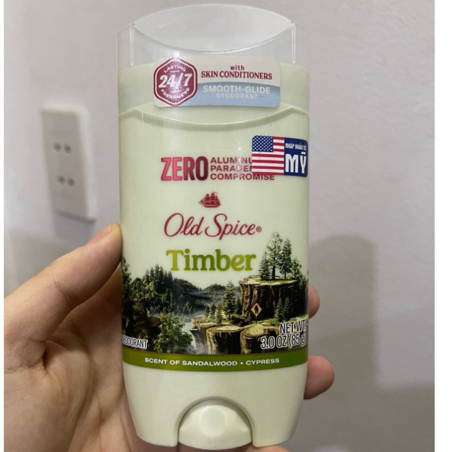 Sáp Khử Mùi Old Spice Timber 85g Thơm Mát