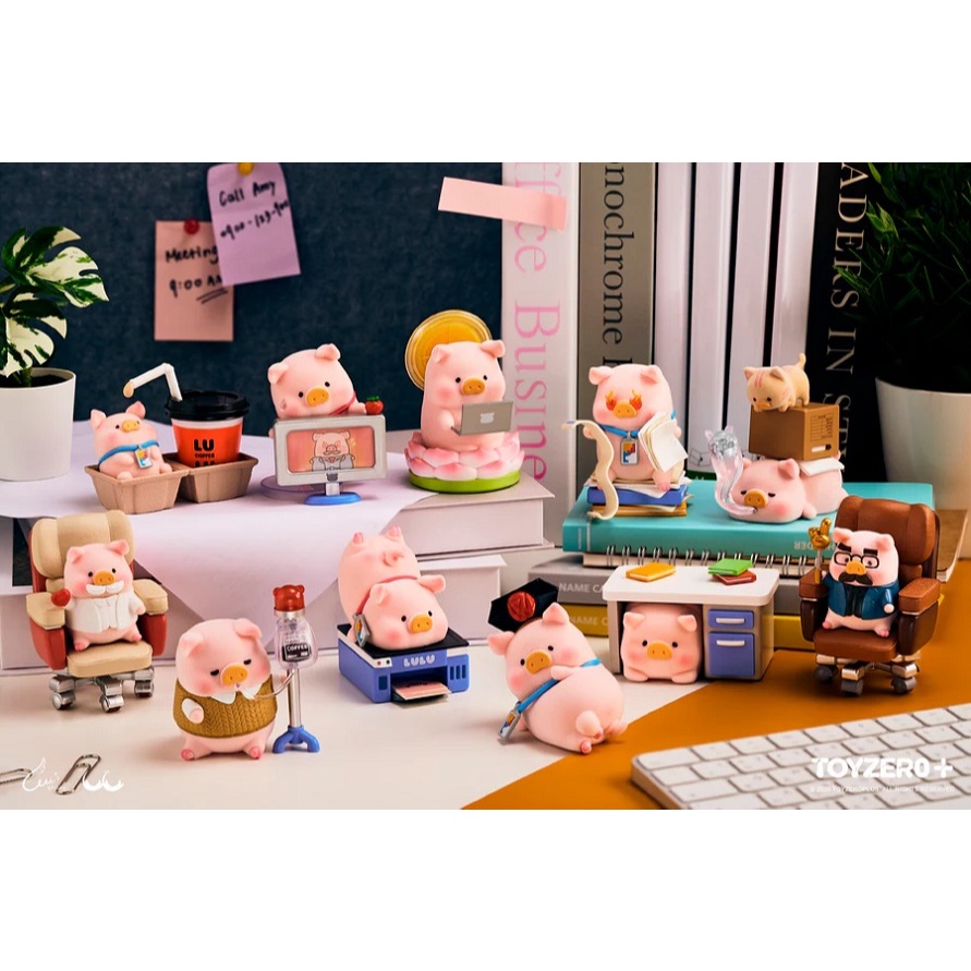 [DaboxToys] Mô Hình LuLu The Piggy Office Struggles Heo LuLu Văn Phòng BB0021