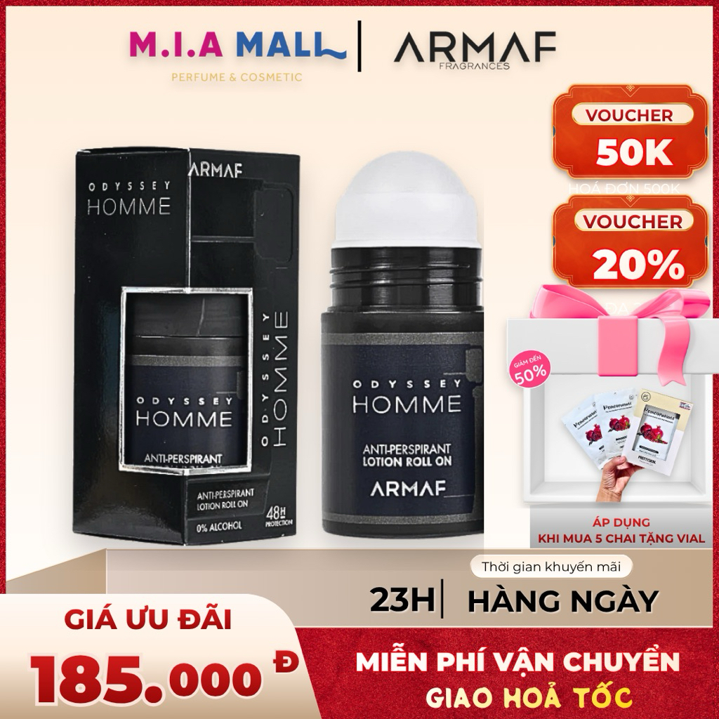 Lăn khử Mùi ARMAF Odyssey Homme Black 75ml