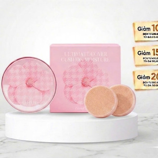 Set cushion phấn nước Ohui Đen - Ohui Ultimate Cover Cushion