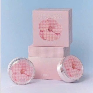 Set cushion phấn nước Ohui Đen - Ohui Ultimate Cover Cushion