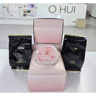 Set cushion phấn nước Ohui Đen - Ohui Ultimate Cover Cushion