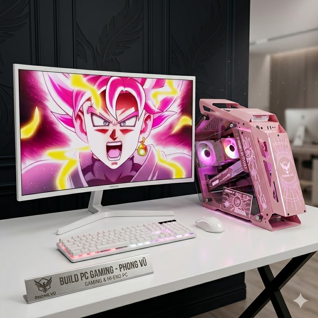 X99 - xeon 2676v3 - ram 16gb - nvme 128gb - vga gt 1010 - màn 32inch cong