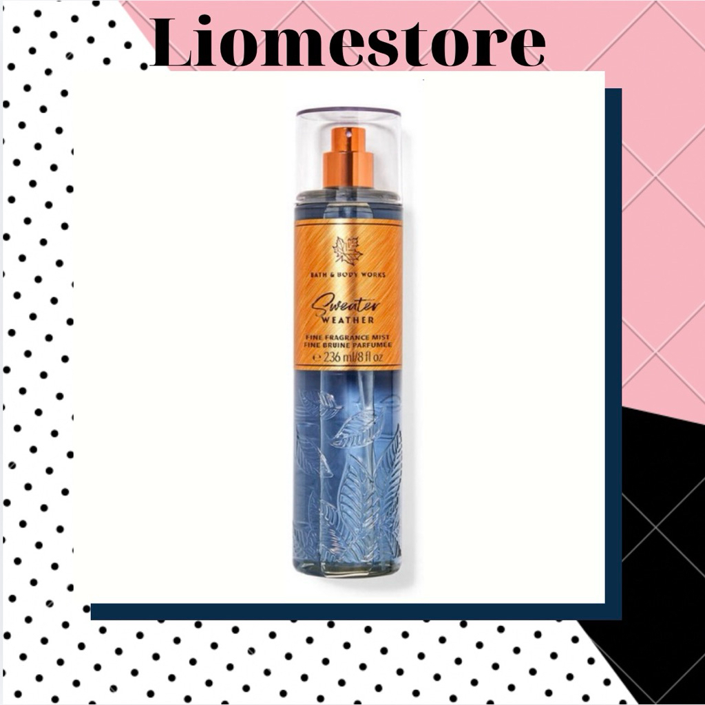 Xịt Thơm Toàn Thân Bath & Body Works Sweater Weather