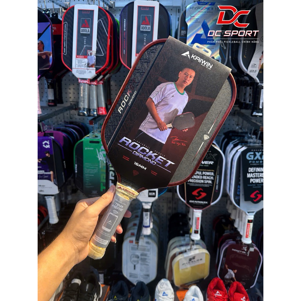 [ KAIWIN ] Vợt Pickleball Kawin Rocket Pro Chính Hãng- tặng quấn cán dán viền