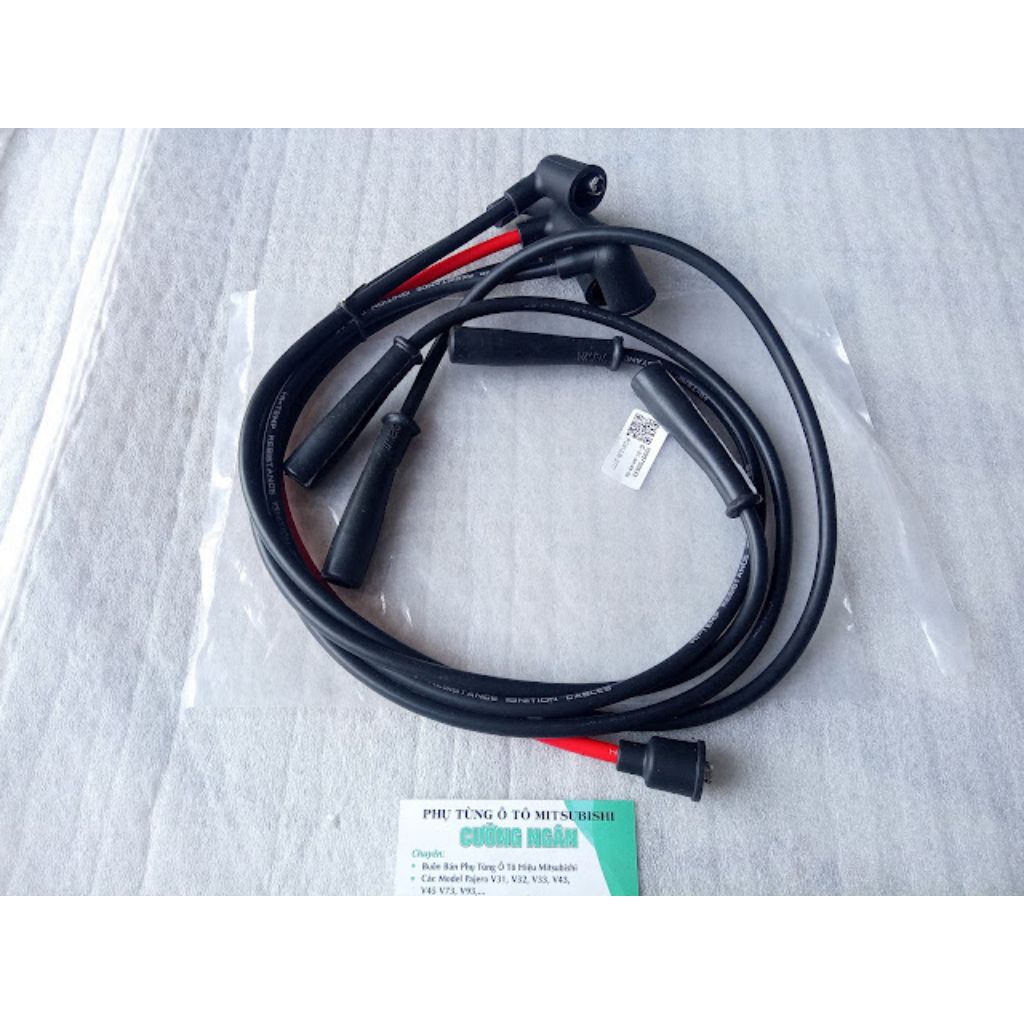 Bộ dây cao áp & cáp bugi (Cable set spark plug & high) Pajero Sport KR1W, Pajero L047, Pajero V32 4G