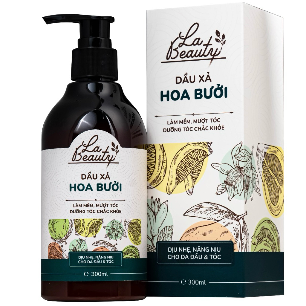 [CHÍNH HÃNG]Dầu xả Hoa Bưởi La Beauty mượt tóc và giảm gãy rụng (300ml)