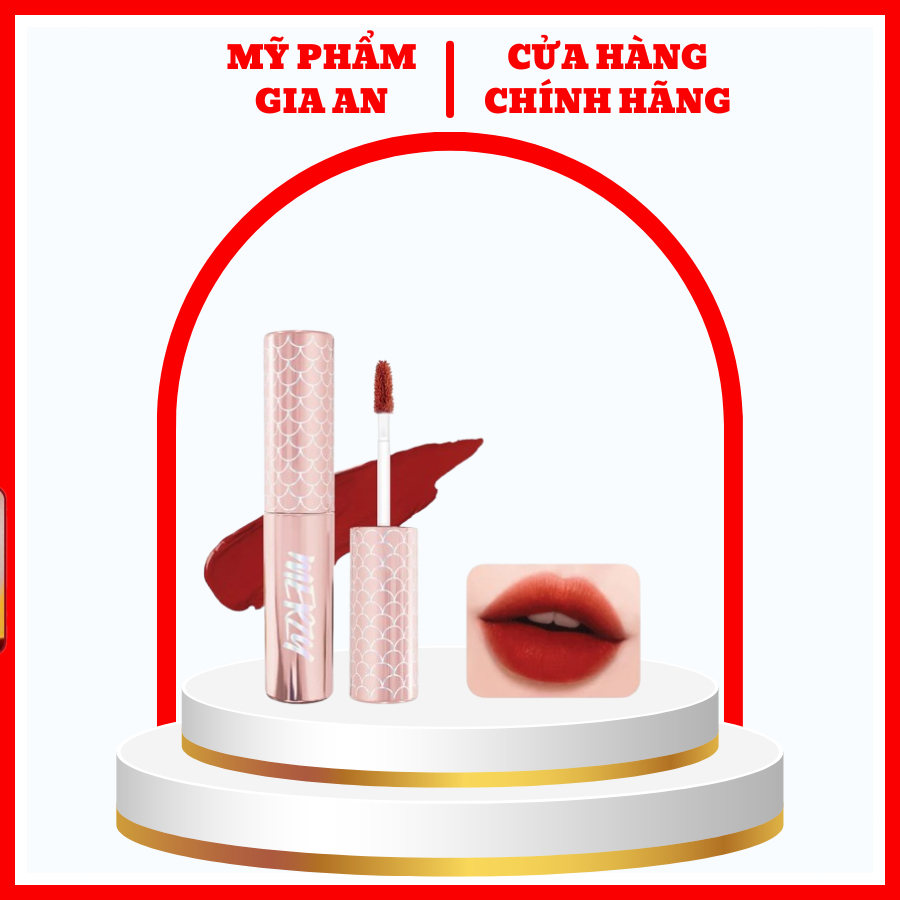 Son Kem Lỳ Merzy Màu V6 Siren Vỏ Hồng