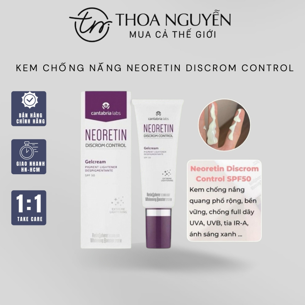 Kem chống nắng NEORETIN DISCROM CONTROL - [CTY] 40ML
