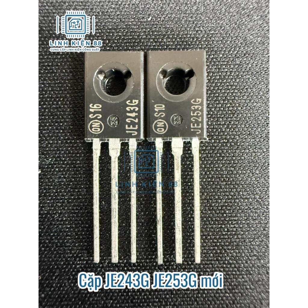 3 cặp Transistor JE243G JE253G JE243 JE253 To-126 mới