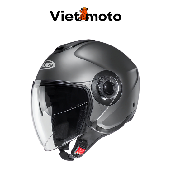 HJC i40 SOLID TITAN – NÓN BẢO HIỂM 3/4 CHÍNH HÃNG Vietmoto