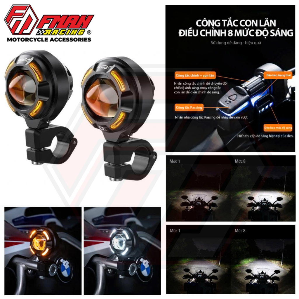 Đèn trợ sáng LOBOO L7X chính hãng