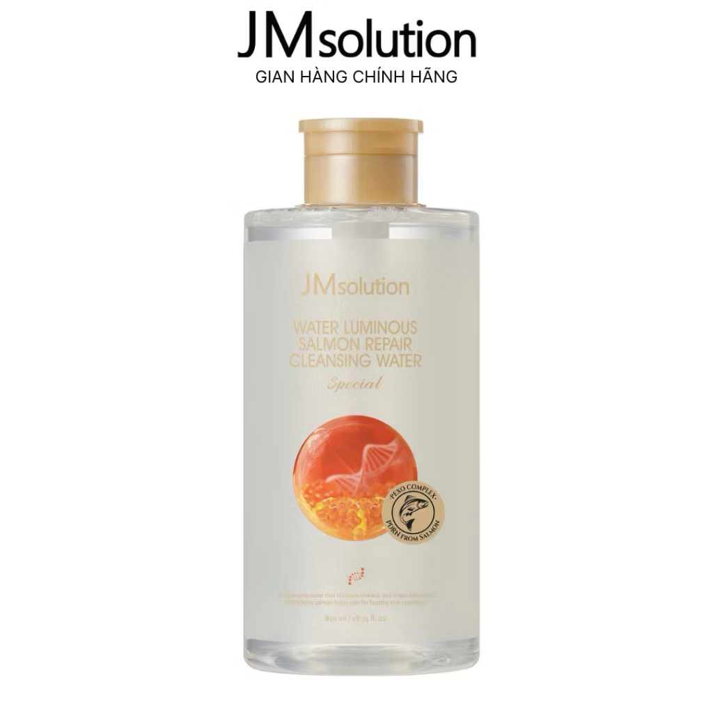 (850ml) Nước tẩy trang JM SOLUTION cá hồi 850ml