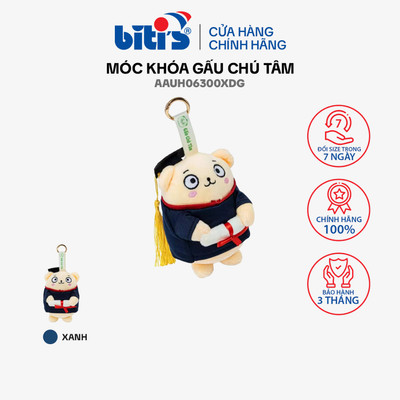Móc Khóa Gấu Chú Tâm Biti's Màu Xanh AAUH06300XDG