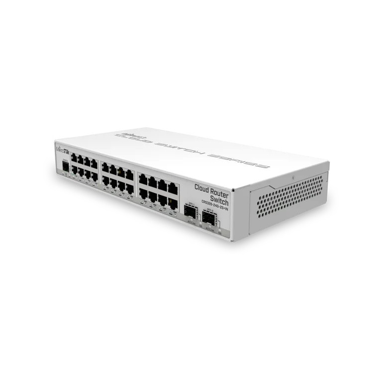 (Tặng quà 0Đ) Switch MikroTik CRS326-24G-2S+IN 24 Cổng Gigabit + 2 Cổng SFP+ 10G, RouterOS/SwitchOS