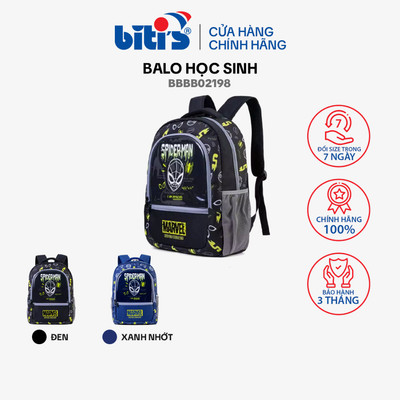 Balo Học Sinh Biti's Màu Đen/Xanh BBBB02198