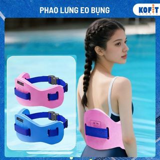 Đai Phao Tập Bơi Lưng Bụng EVA Cho Trẻ Em Và Người Lớn Hỗ Trợ Học Bơi Điều Chỉnh Chiều Dài Linh Hoạt