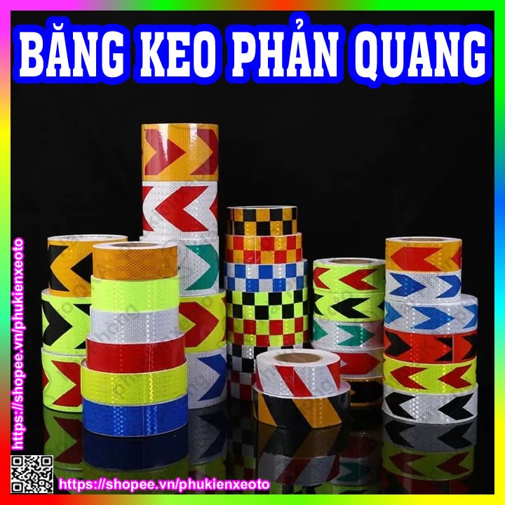 Băng Keo Phản Quang, Decal Phản Quang Dán Xe Máy, Ô Tô