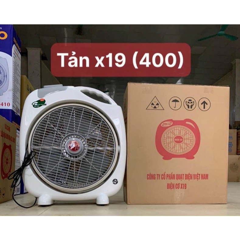 Quạt tản, quạt điện cơ X19 B300, B400 công suất 38W