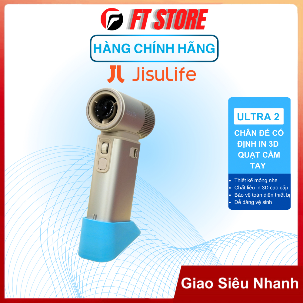 Chân Đế Cố Định In 3D Quạt cầm tay Jisulife Ultra 2 - Nhỏ gọn, tiện lợi, dễ dàng vệ sinh