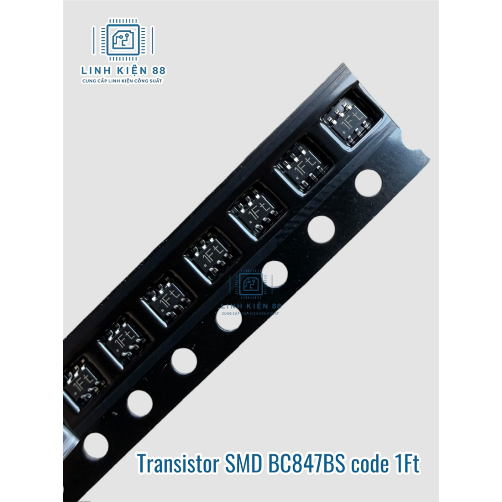 20 con Transistor BC847BS code 1Ft dán mới