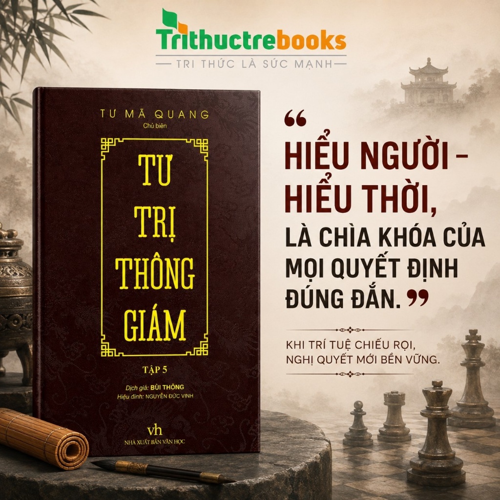 Sách - Tư Trị Thông Giám (Tập 5) - Những Bài Học Hưng Vong Làm Thay Đổi Các Triều Đại