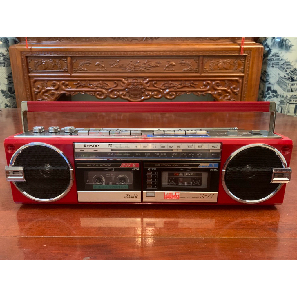 Đài Radio Cassette SHARP QT77 Nhật Bản