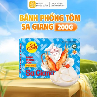 BÁNH PHỒNG TÔM 15% TÔM THẬT SA GIANG 200G BÁCH HÓA PHÚC LÂM GIÒN TAN THƠM NGON ĐẶC BIỆT CHUẨN VỊ TRUYỀN THỐNG