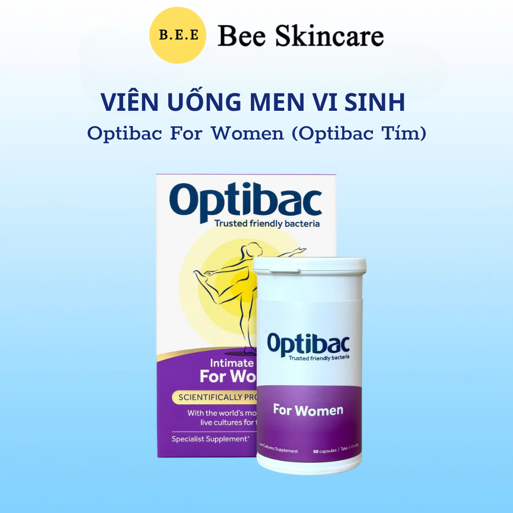 Viên Uống Men Vi Sinh Optibac Optibac For Women (Optibac Tím) Tăng Đề Kháng Bee Skincare