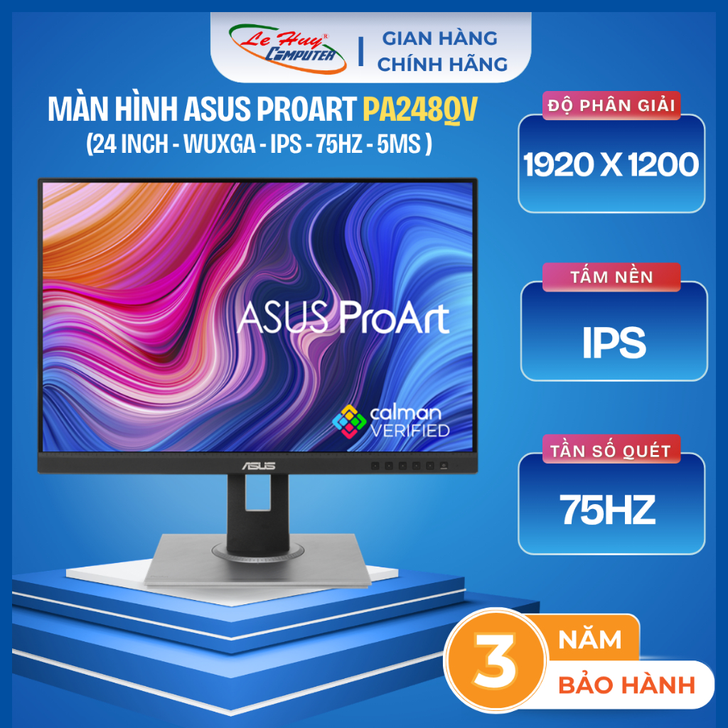 Màn Hình Đồ Họa ASUS ProArt PA248QV - Hàng Chính Hãng
