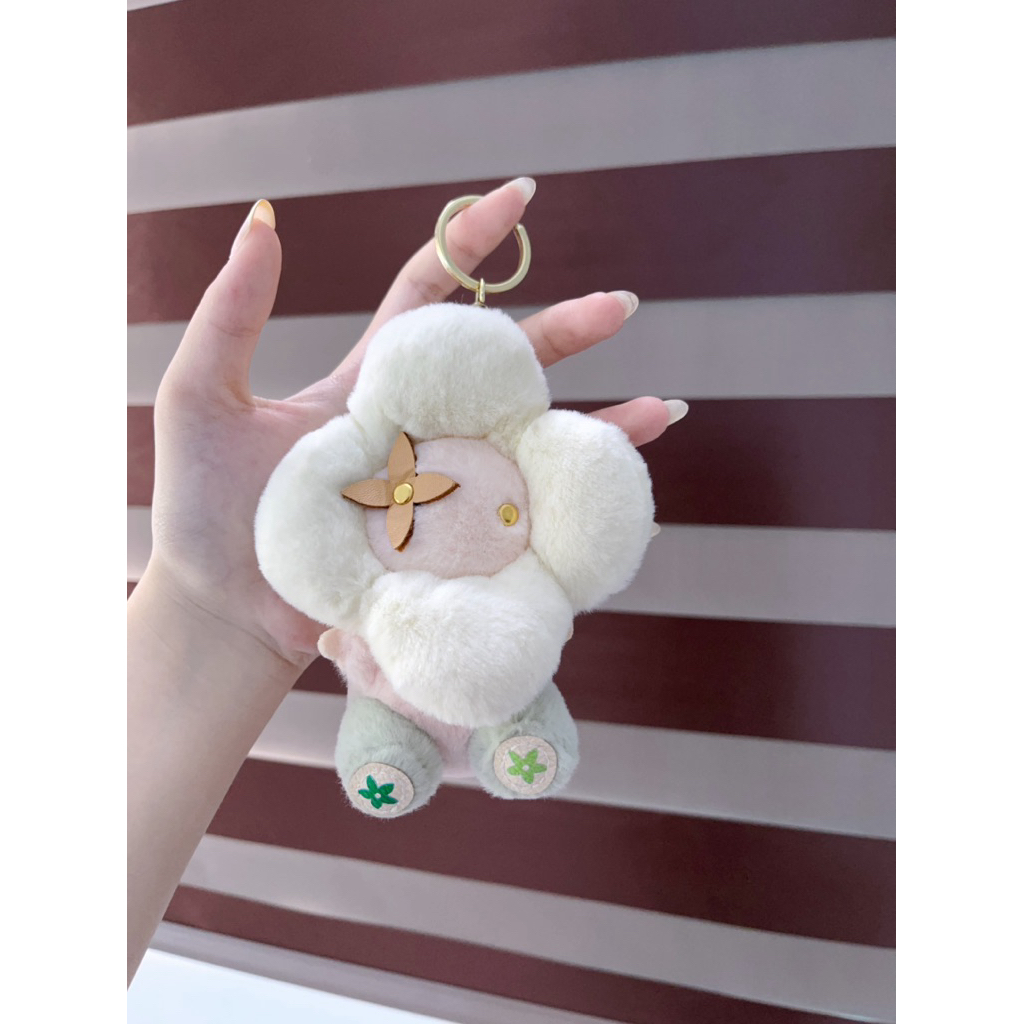 Móc Khóa Gấu Bông Vivienne LV Hoa Hướng Dương