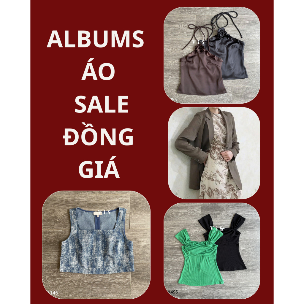 Vis Store - Album sale áo (Hàng mẫu, lẻ size, bigsize)