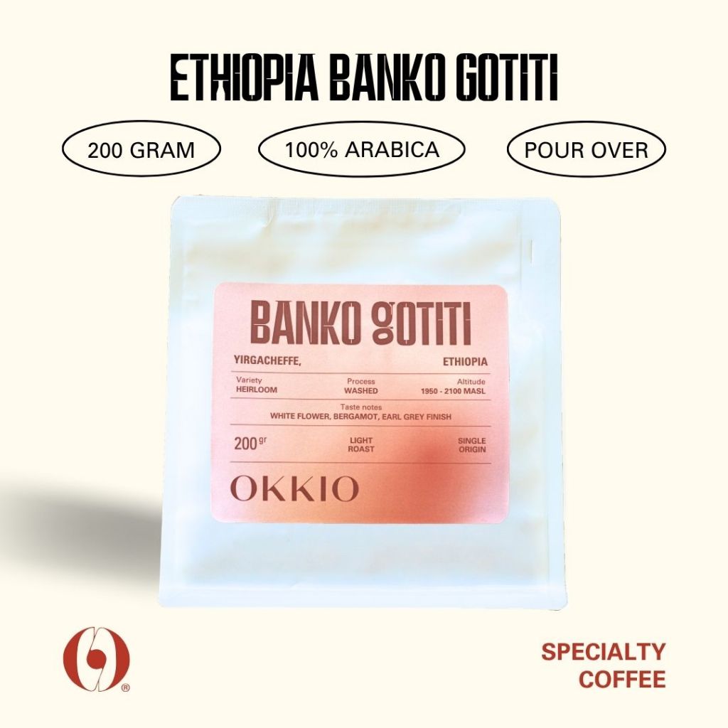 OKKIO Cà phê Arabica Ethiopia Banko Gotiti 200gr