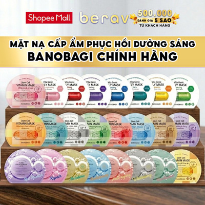 Mặt Nạ BANOBAGI Bổ Sung Vitamin, Tái Tạo Làn Da Sáng Ngời Victa Genic 30ml_1 Miếng Lẻ