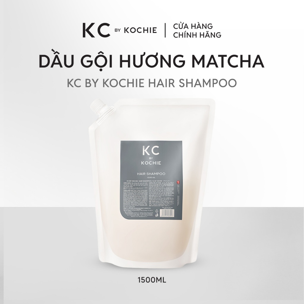 DẦU GỘI HƯƠNG MATCHA KC BY KOCHIE HAIR SHAMPOO 1500ml