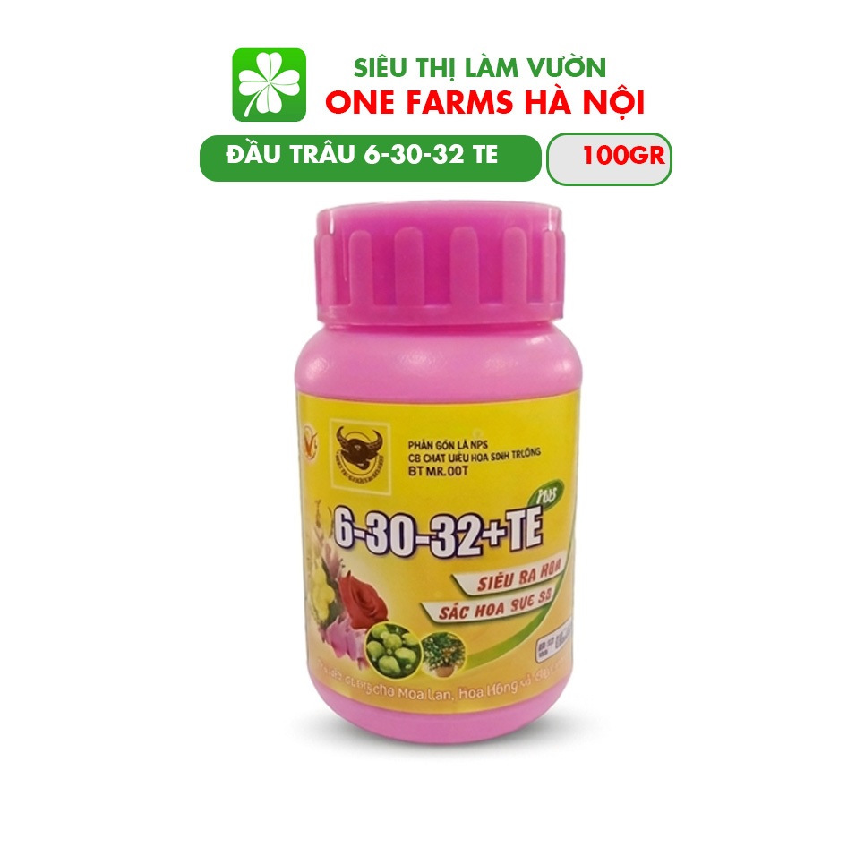 Phân đầu  trâu npk 6-30-32 kích siêu ra hoa dành cho hoa lan, hoa hồng và cây cảnh.