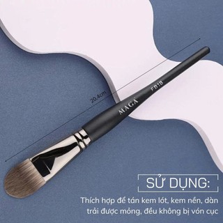 Cọ tán kem nền đầu dẹp cao cấp MAGA Foundation MAFB18 tán kem lót chống nắng