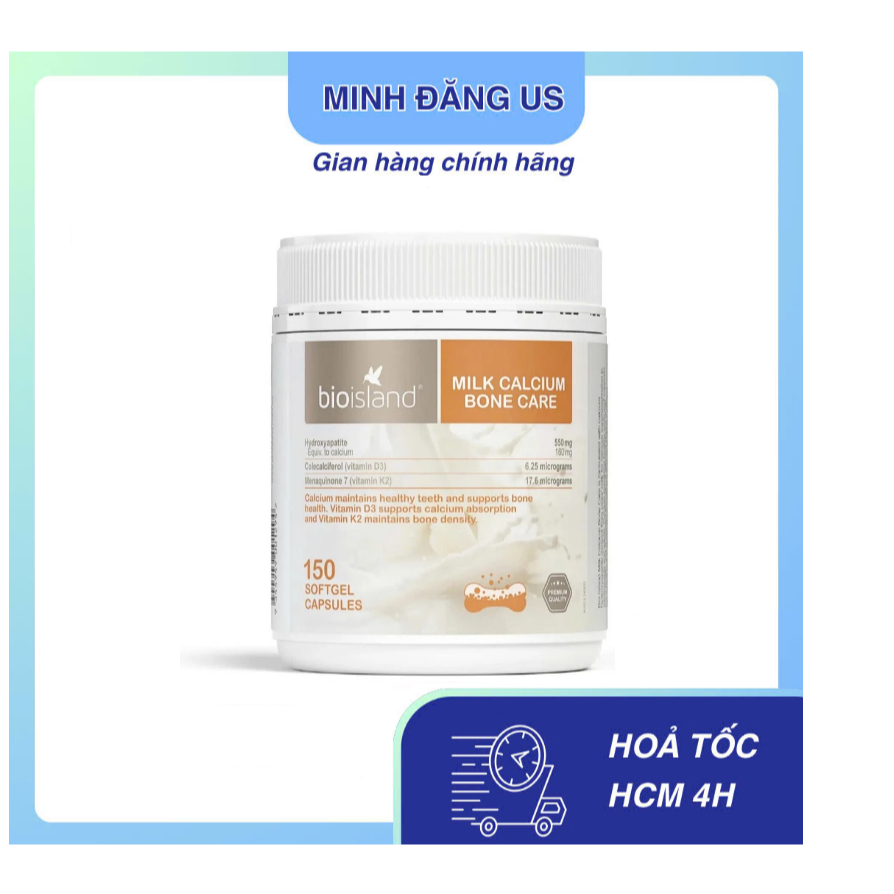 Canxi Bio Island Boncare 150 viên- CANXI HỮU CƠ