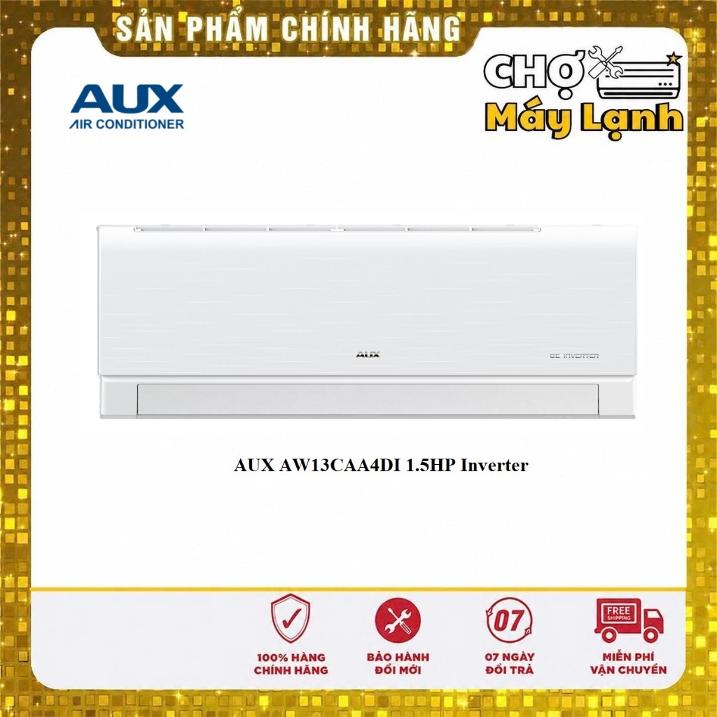 Máy lạnh treo tường AUX AW13CAA4DI-3VN 1.5Hp Inverter - Xuất sứ Thái Lan