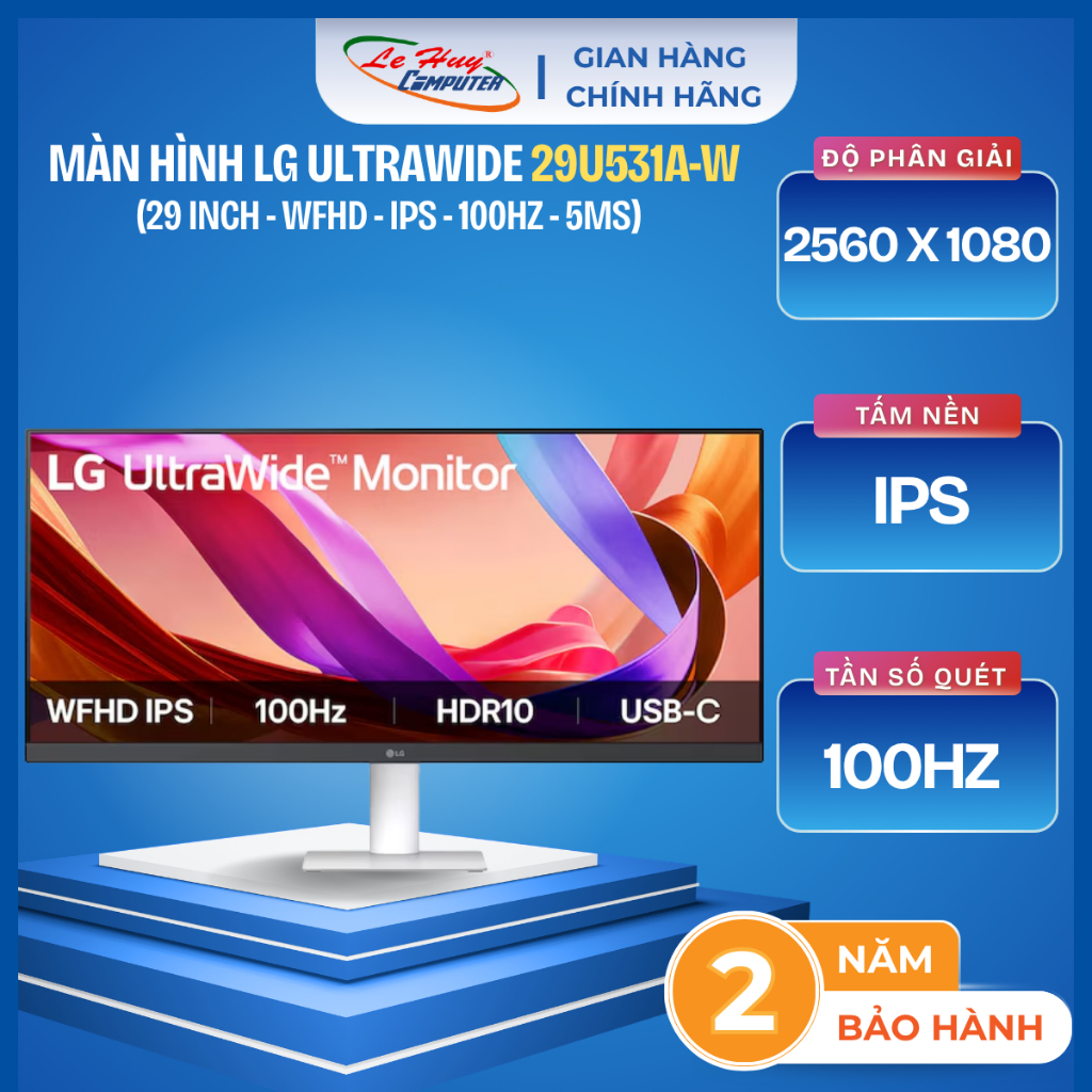 Màn Hình LG UltraWide 29U531A-W - Hàng Chính Hãng