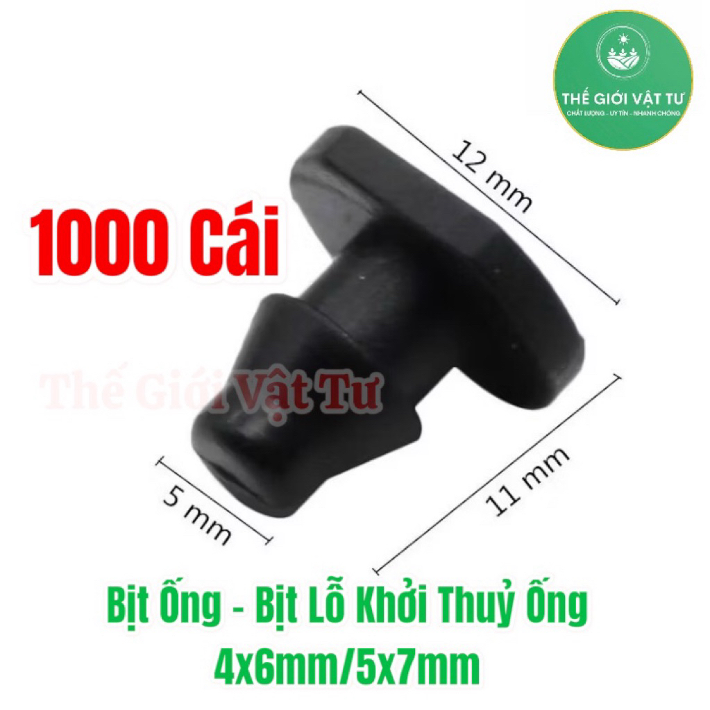 [Giá sỉ] 1000 Cái Bít đầu ống LDPE 4x6mm / 5x7mm