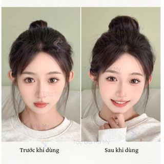 Tóc Giả Búi Củ Tỏi
