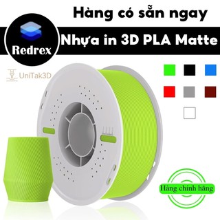 REDREX Nhựa in 3D PLA Matte 1.75mm 1kg Có thể được sử dụng trực tiếp in Bambu LAB Basic thông số