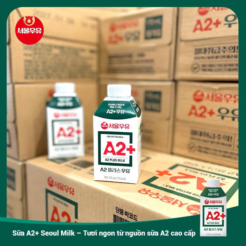 Sữa Tươi Hoàng Gia Đạm A2+ Seoul Milk Hàn Quốc