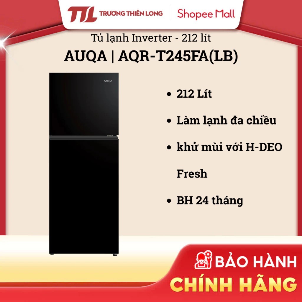 AQR-T245FA(LB) | AQR-T265FA(LB) | AQR-T299FA(SL) | AQR-T305FA(LB) - Tủ Lạnh Aqua Inverter  [FREESHIP