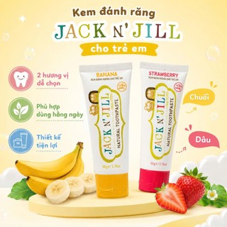 Kem đánh răng chuối Jack N'Jill, Úc (50g)