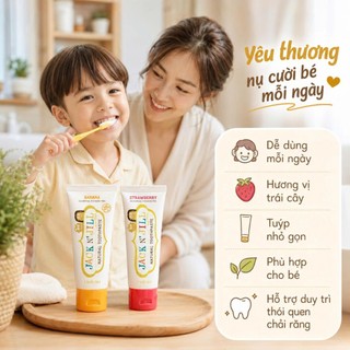 Kem đánh răng chuối Jack N'Jill, Úc (50g)