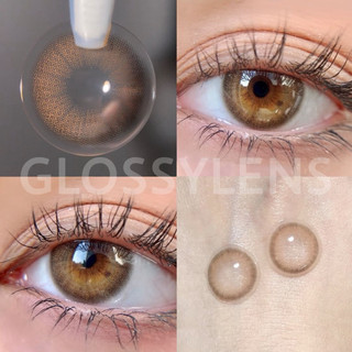 [Mua1 Tặng1] MR BROWN không giãn [Tặng LENS random hoặc NƯỚC NGÂM khi mua lens] @glossylens.vn
