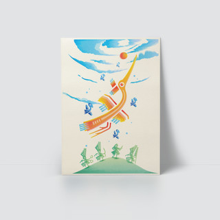 Poster tranh hình ảnh Chim Lạc