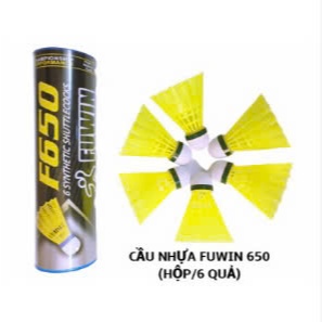 Quả Cầu Lông Bằng Nhựa Siêu Bền FUWIN F650 Luyện Tập Trong Và Ngoài Nhà